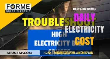 Electricity Costs: Daily Average Spending