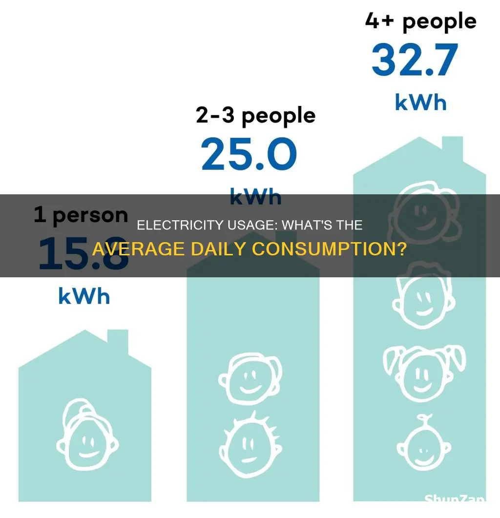 what is the average daily electricity usage