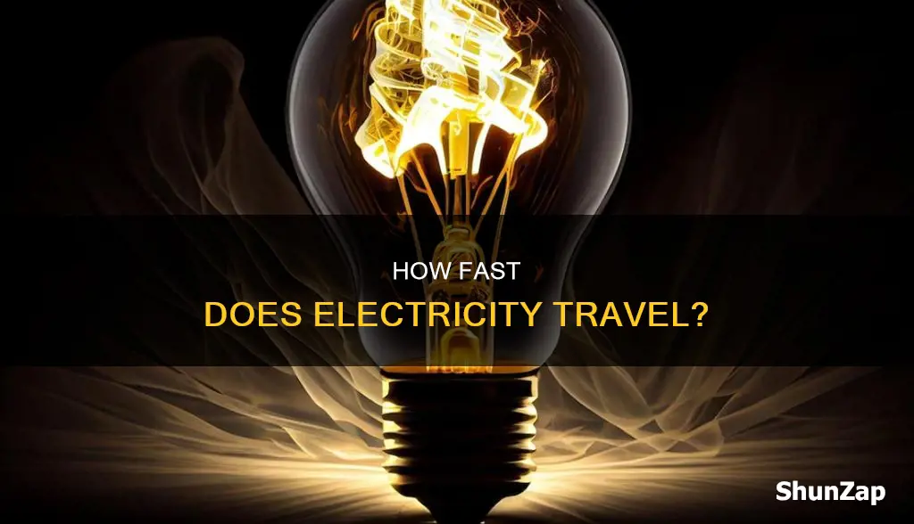 what is the average speed of electricity