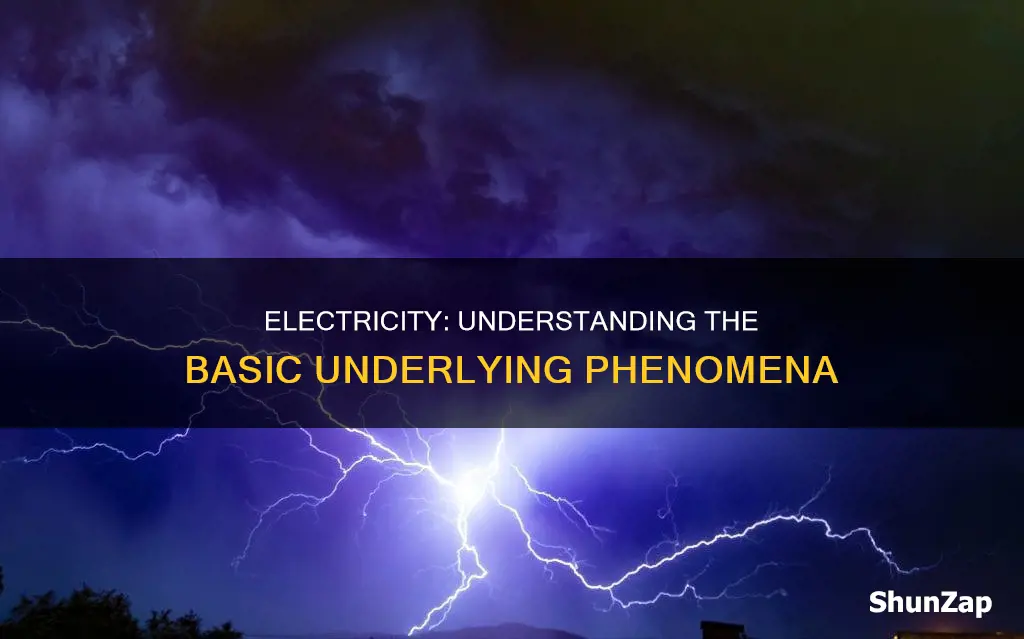 what is the basic phenomena of electricity