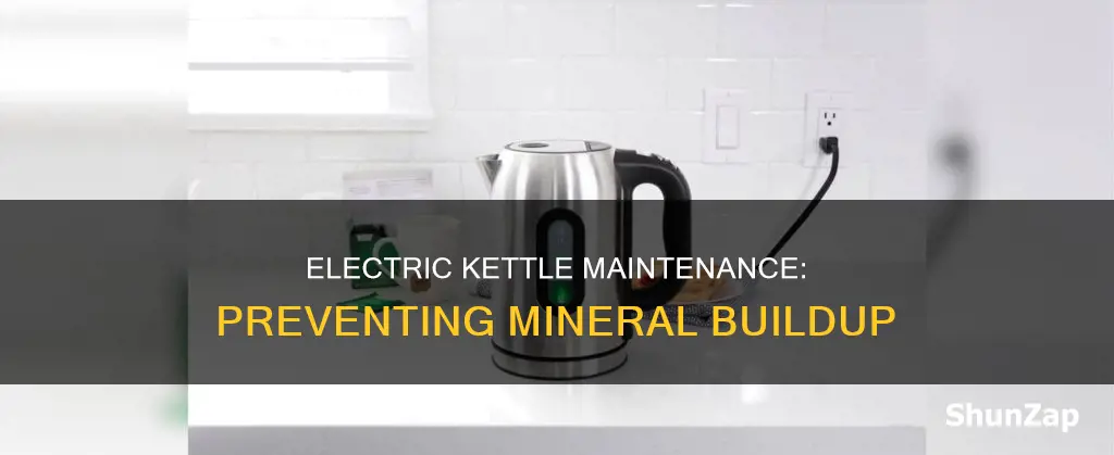 what is the buildup in electric kettle