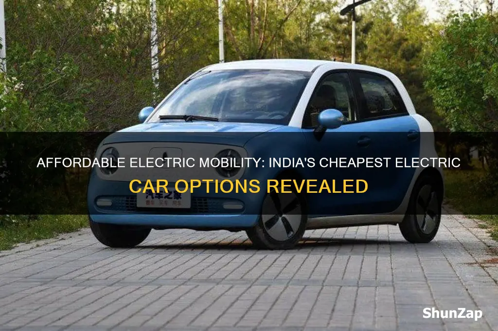 what is the cheapest electric car in india