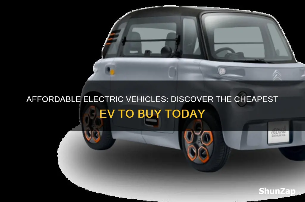 what is the cheapest electric car to buy