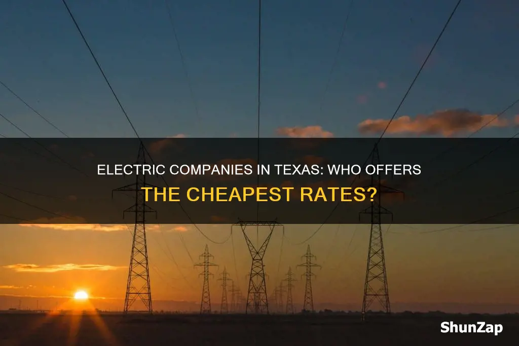 what is the cheapest electric company in texas