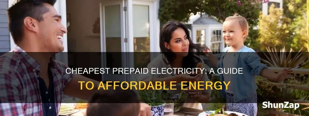 what is the cheapest prepaid electric company