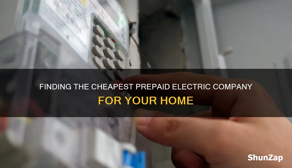 what is the cheapest prepaid electric company