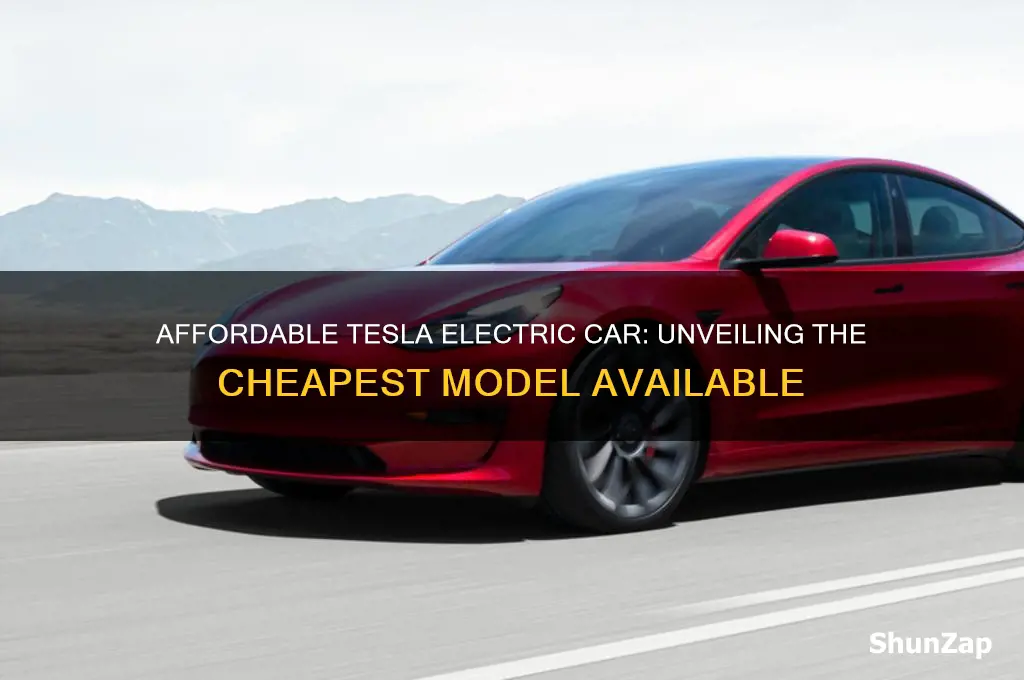 what is the cheapest tesla electric car