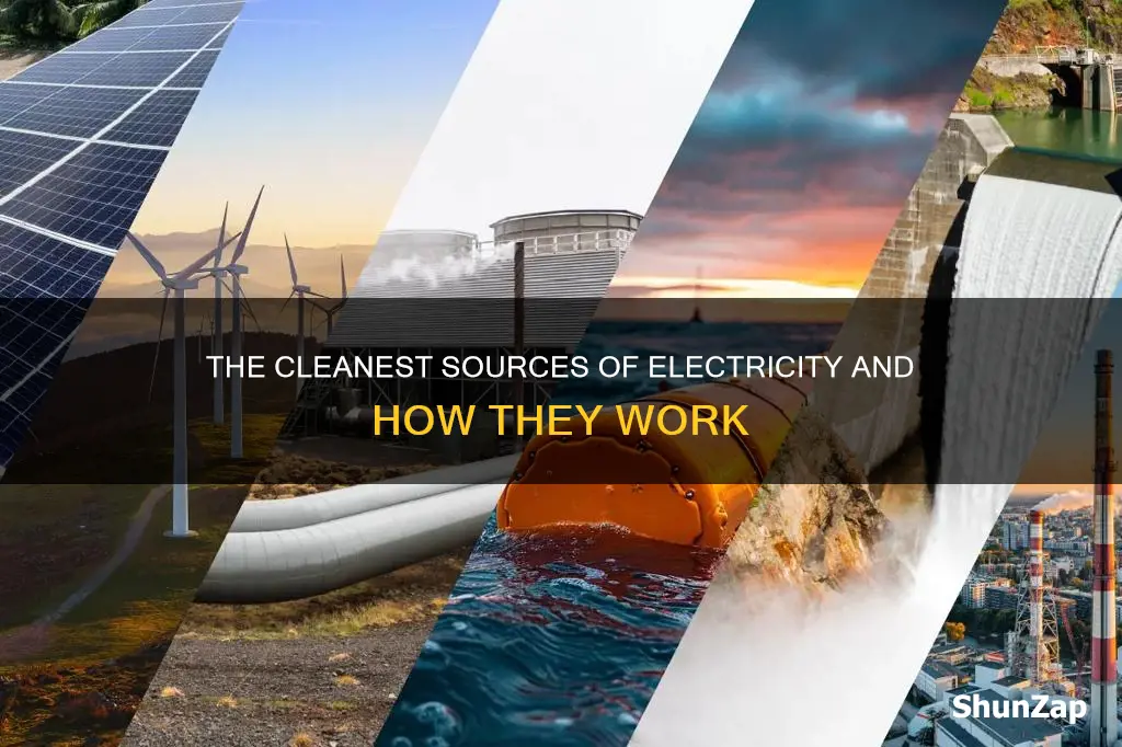 what is the cleanest source of electricity