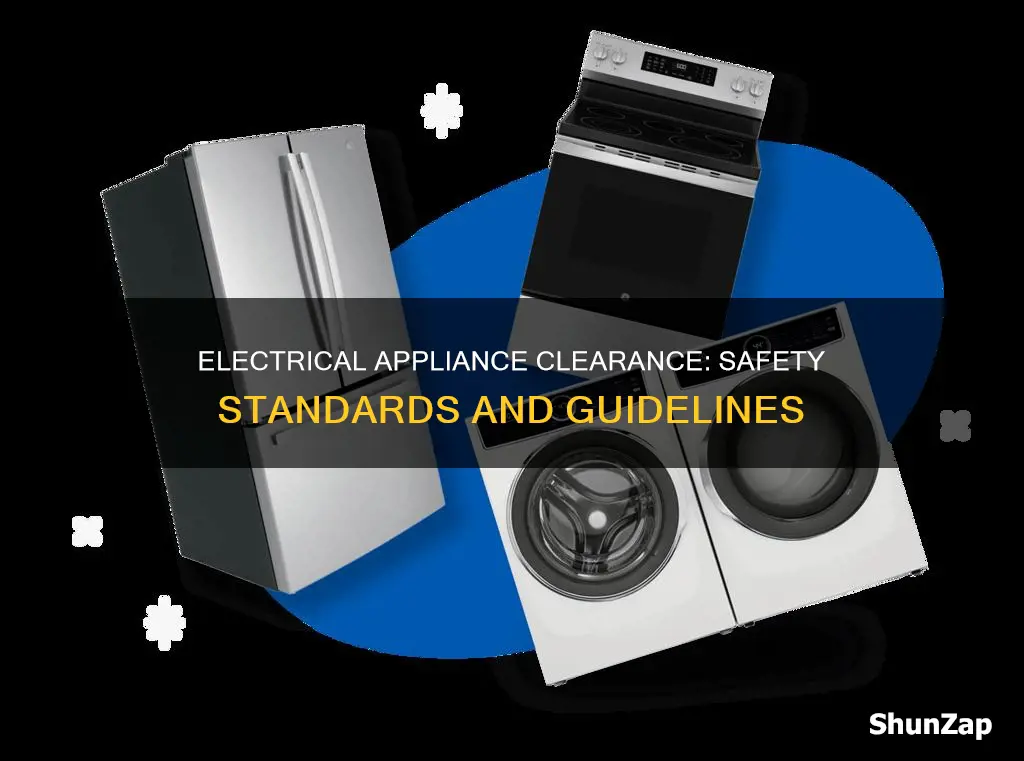 what is the clearance for electrical appliance