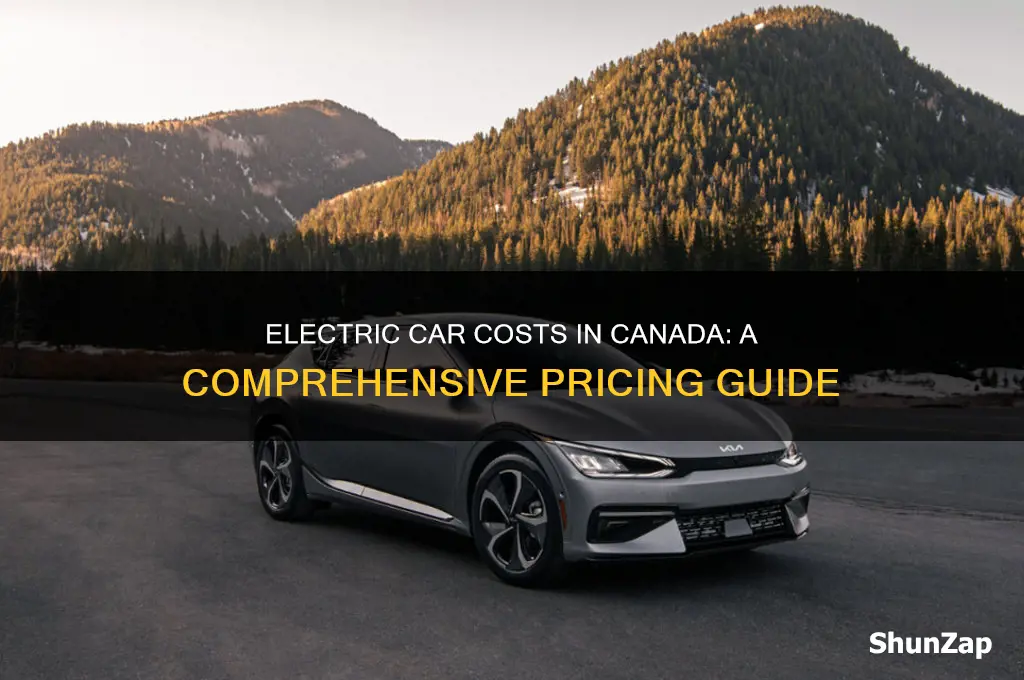 what is the cost of an electric car in canada