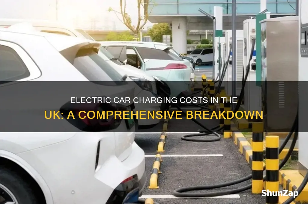 what is the cost of charging an electric car uk