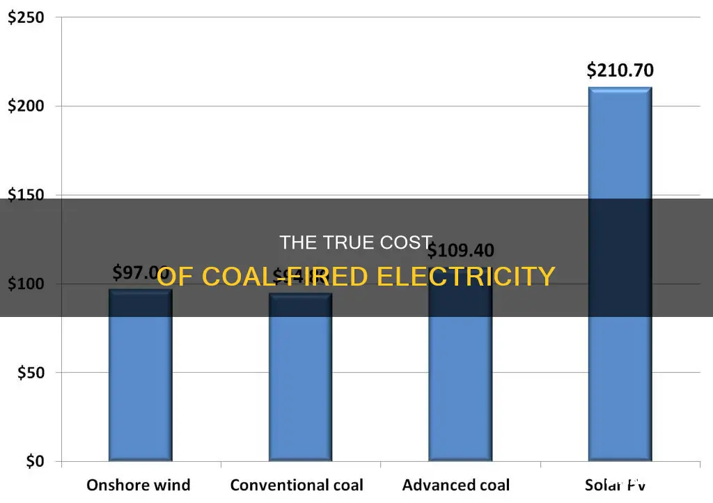 what is the cost of coal electricity