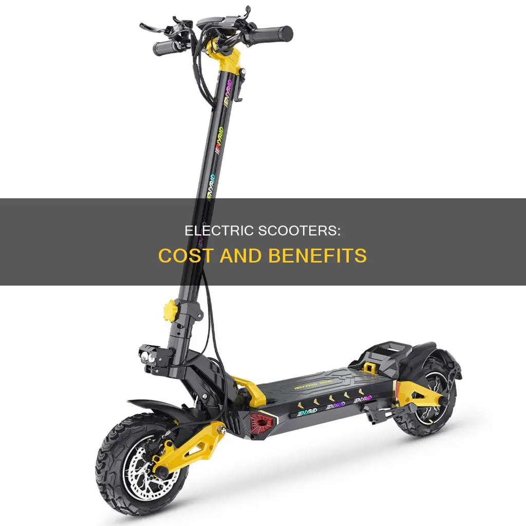 what is the cost of electric scooter