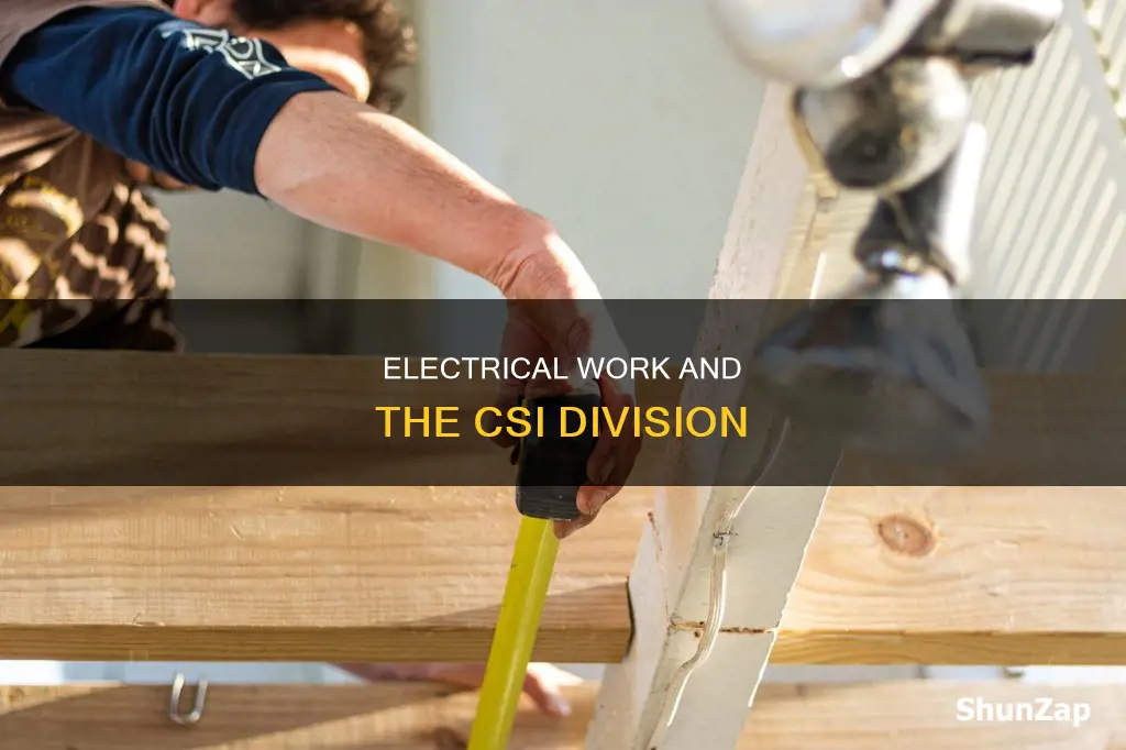 what is the csi division for electrical