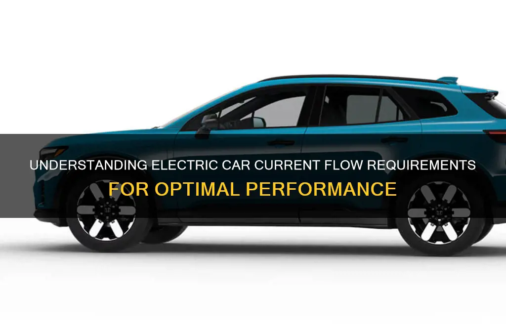 what is the current flow required for an electric car