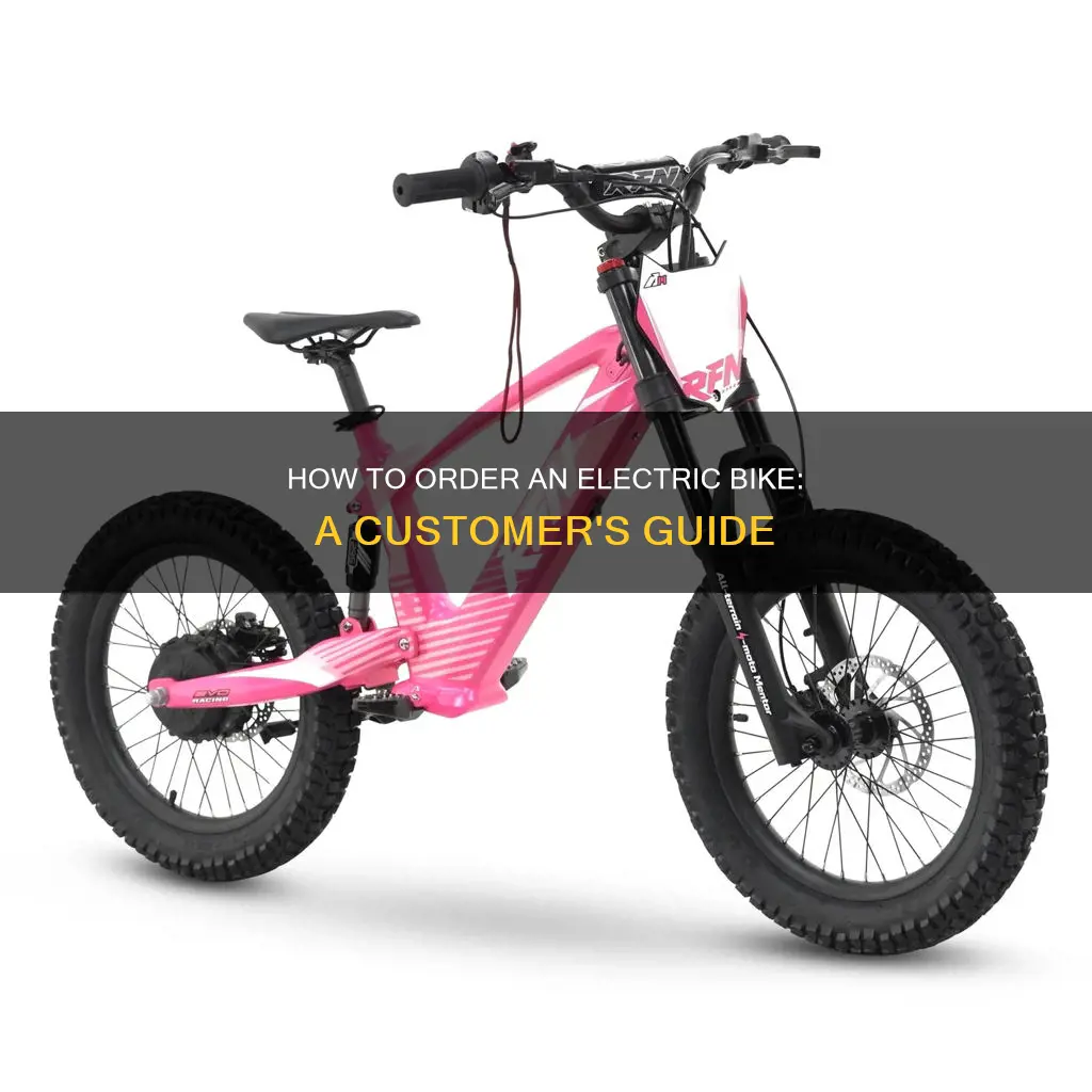 what is the customer order of an electric bike