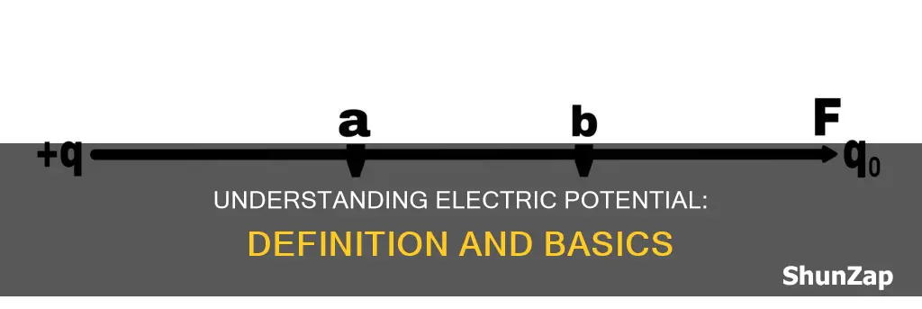 what is the definition of electric potential