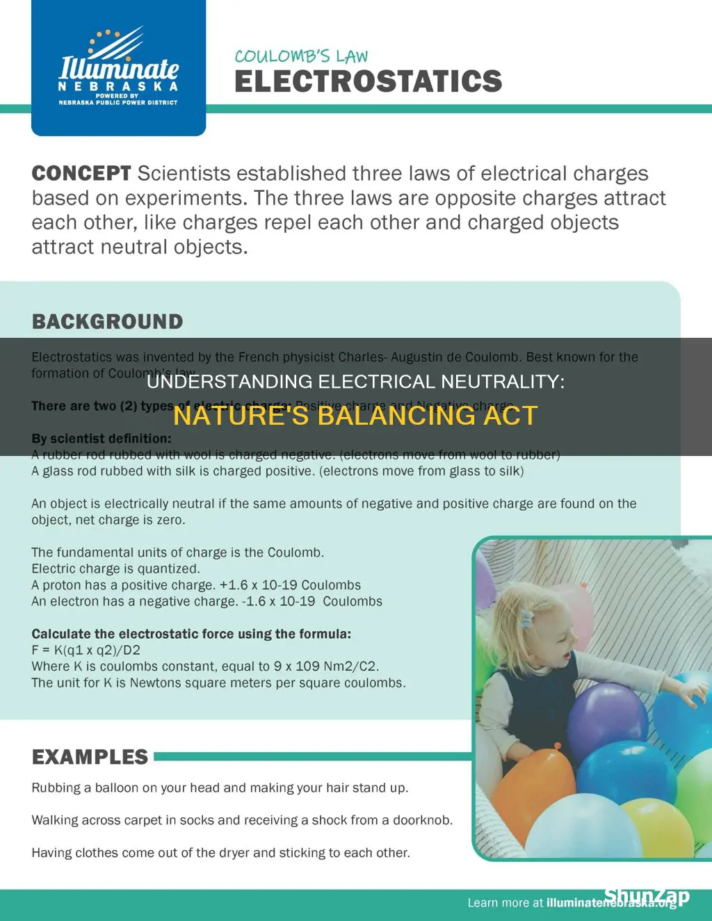 what is the definition of electrical neutrality