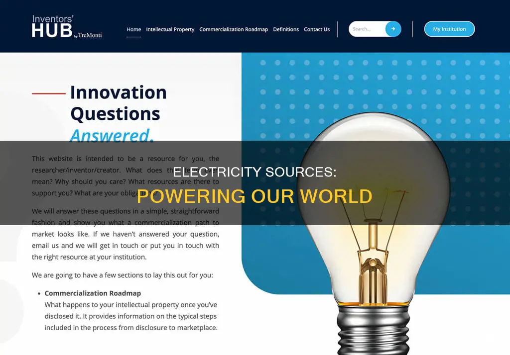 what is the definition of electricity source