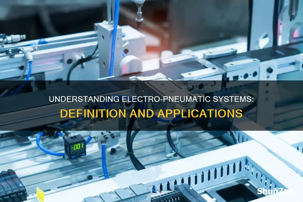 what is the definition of electro-pneumatic