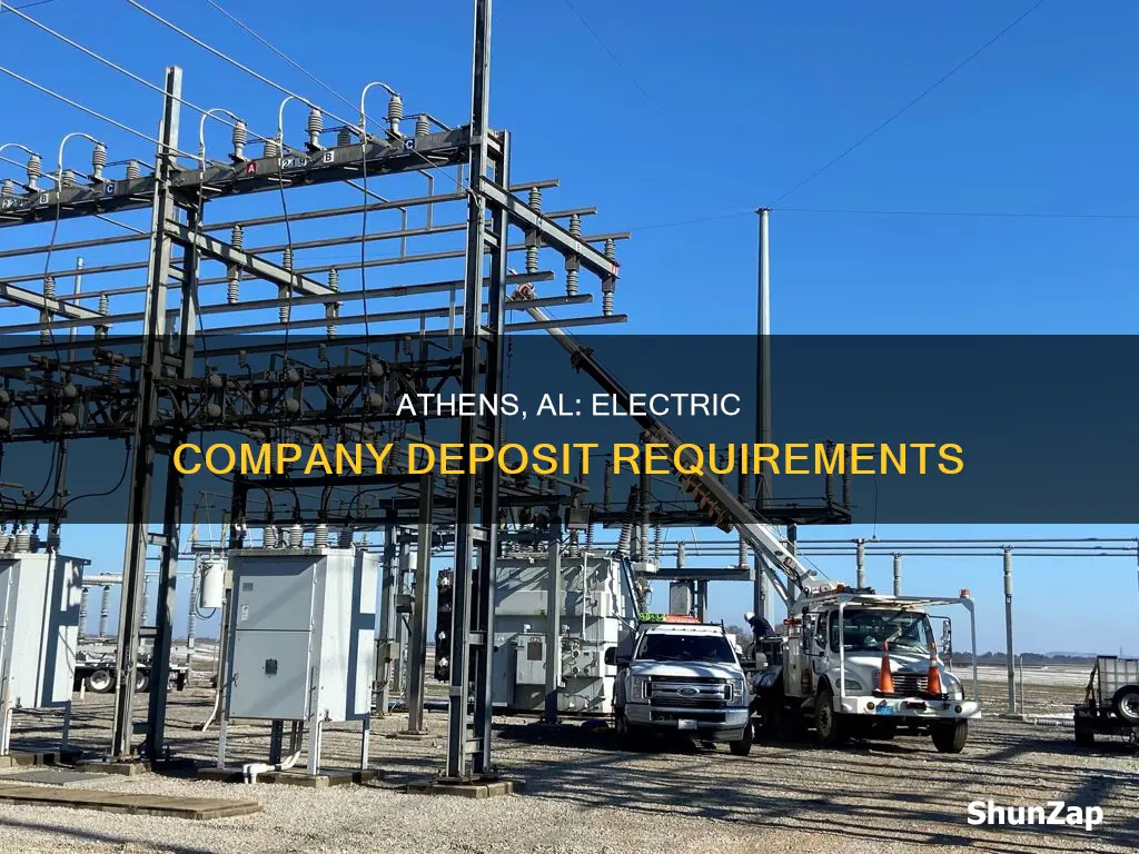 what is the deposit for electric company in athens al