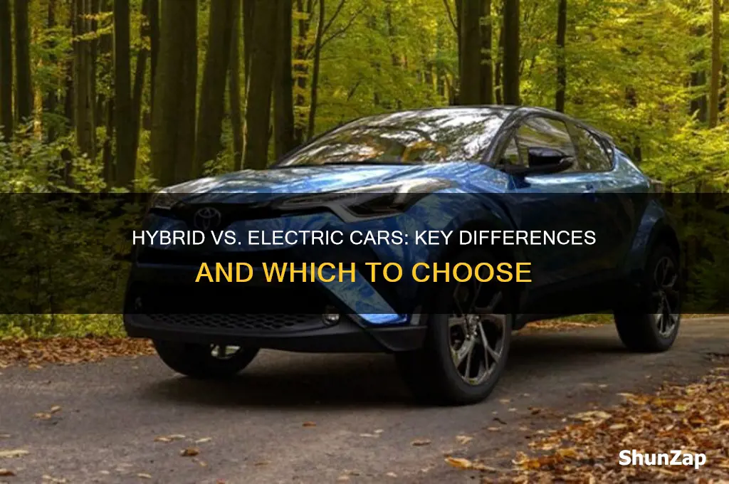 what is the difference between hybrid and electric cars