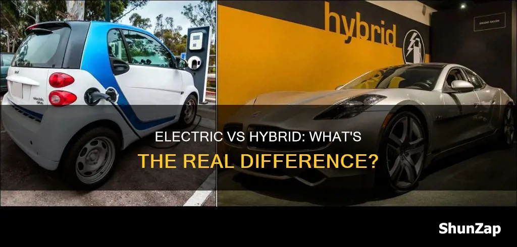 what is the difference hybrid and electric