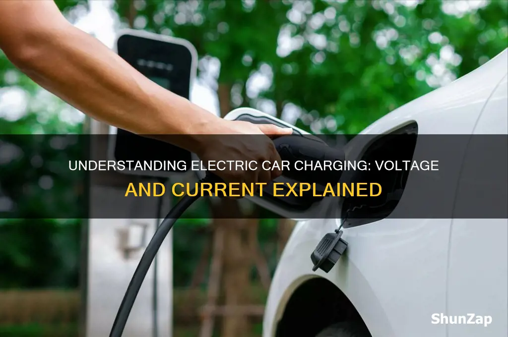 what is the electric car charging voltage and current