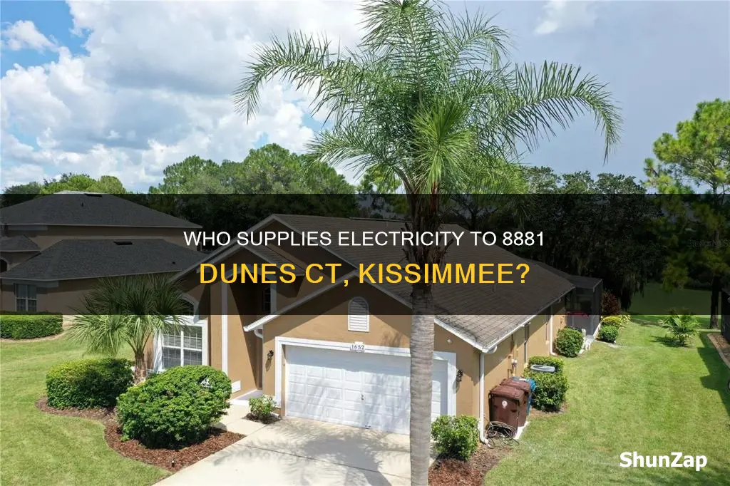 what is the electric company for 8881 dunes ct kissimmee