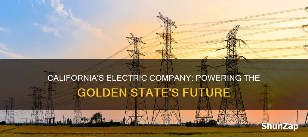 what is the electric company in california