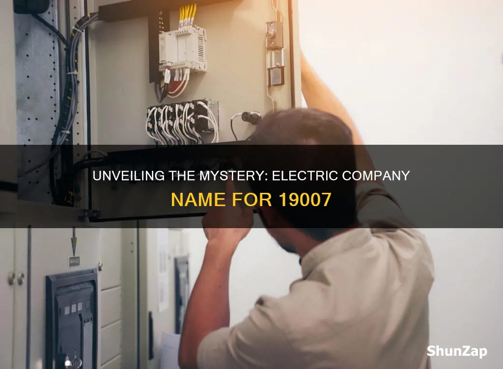 what is the electric company name for19007