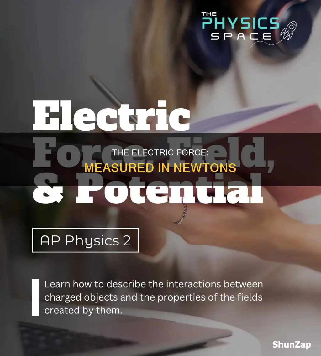 what is the electric force measured in