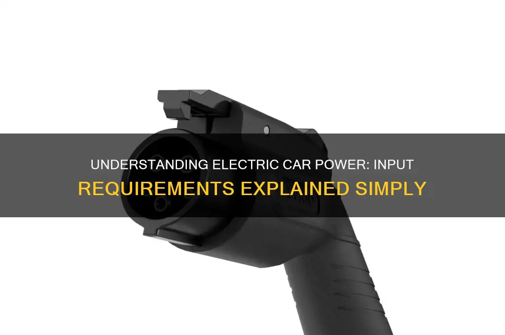 what is the electric input of an electric car