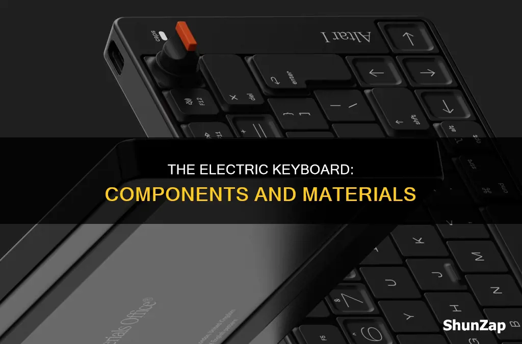 what is the electric keyboard made of