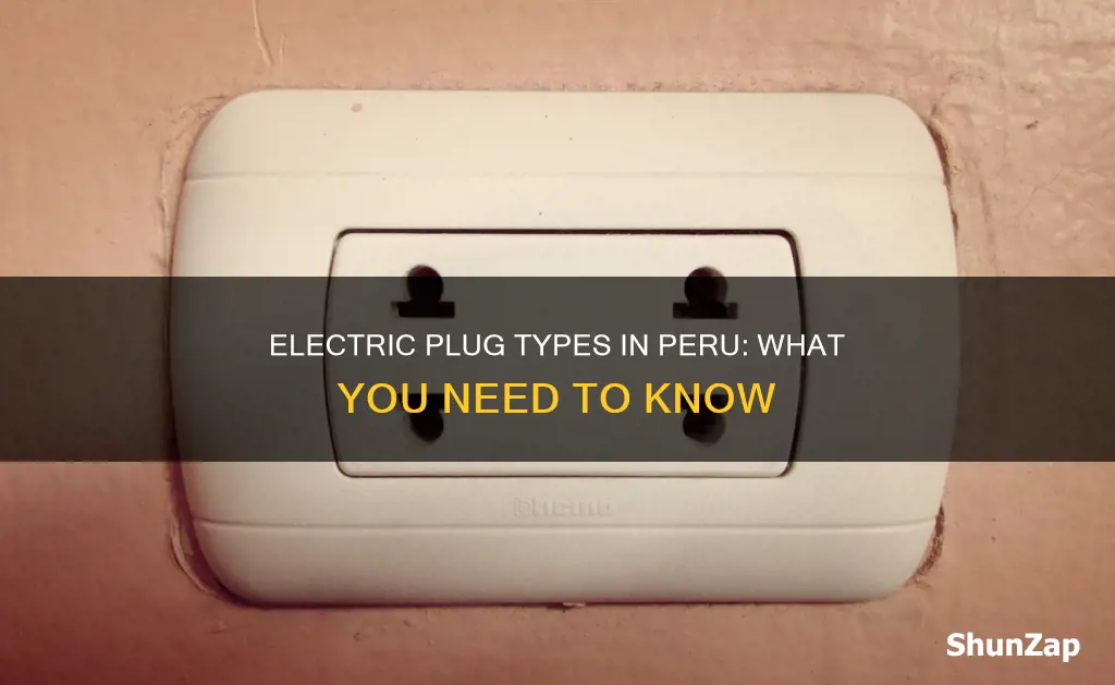 what is the electric plug in peru