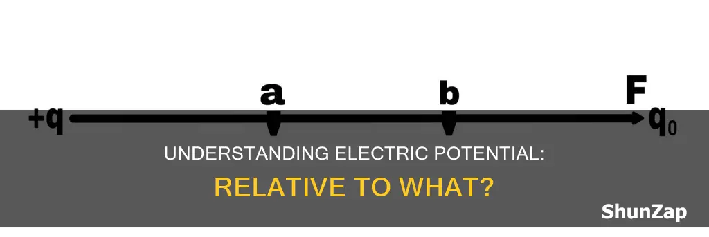 what is the electric potential relative to