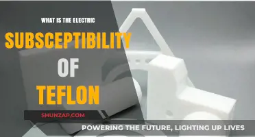 Teflon's Electric Susceptibility: Understanding the Unique Property