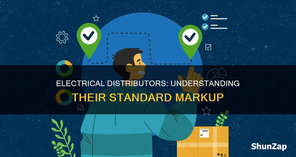what is the electrical distributors typical markup