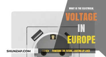 Voltage in Europe: A Standardized Electrical Current