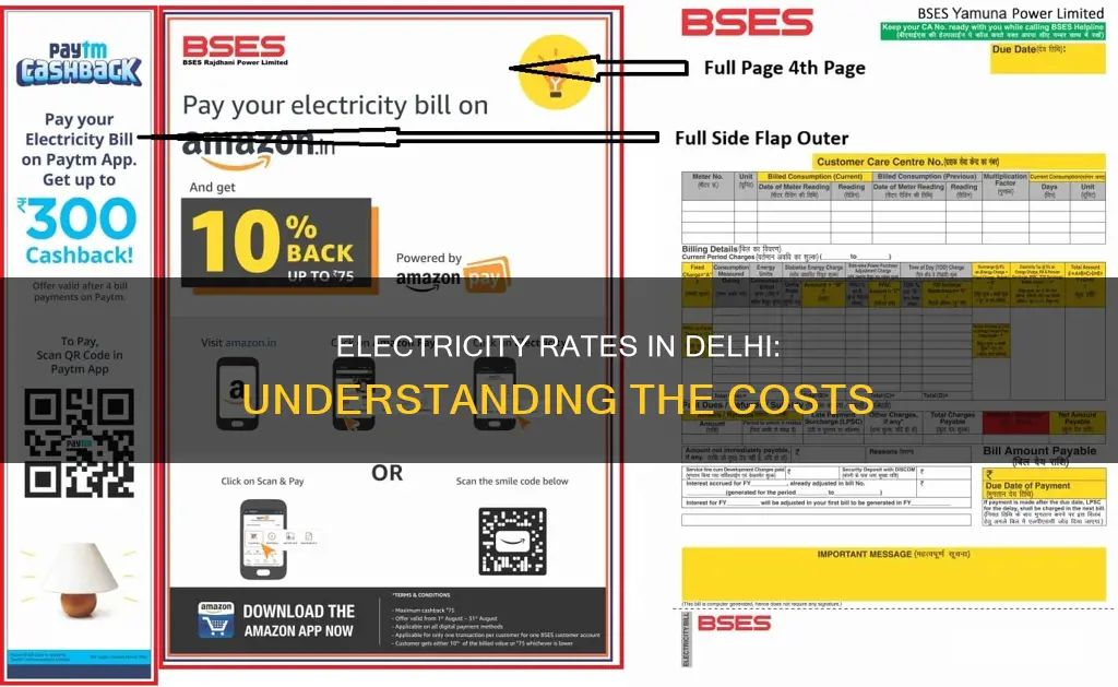 what is the electricity rate in delhi
