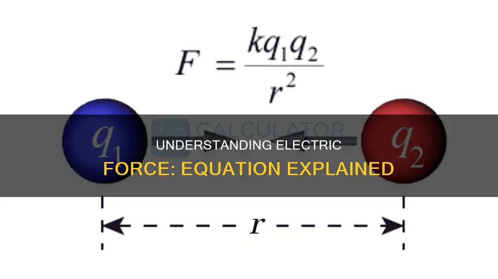 what is the equation for electric force