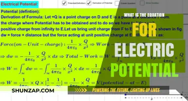 Understanding Electric Potential: Unraveling the Equation's Mystery