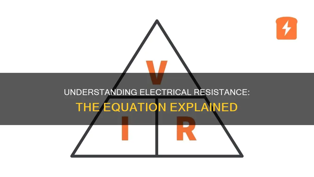 what is the equation for electrical resistance
