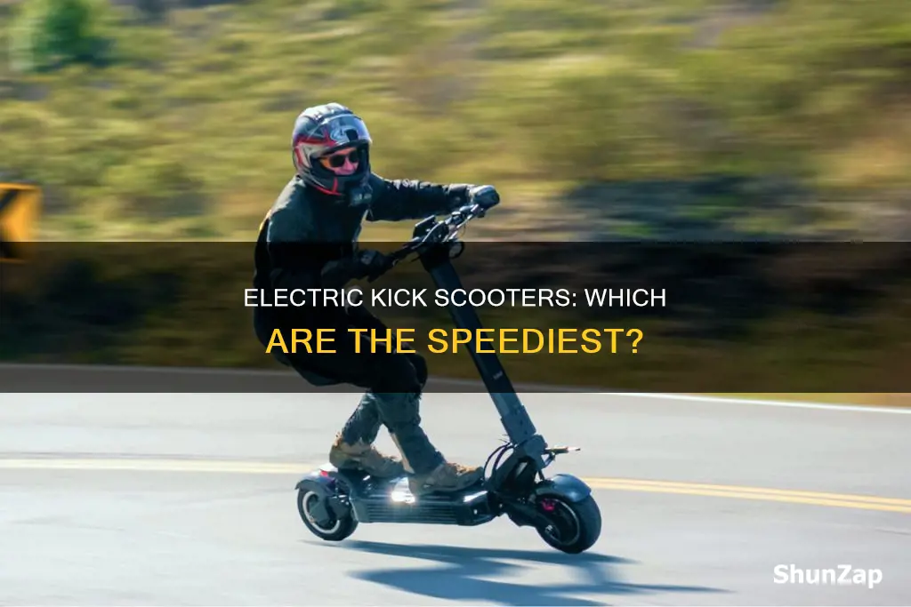 what is the faster electric kick scooter