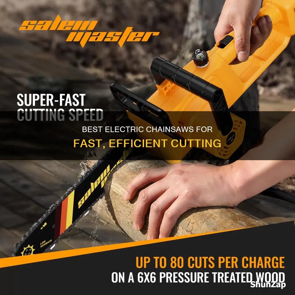 what is the fastest cutting electric chainsaw
