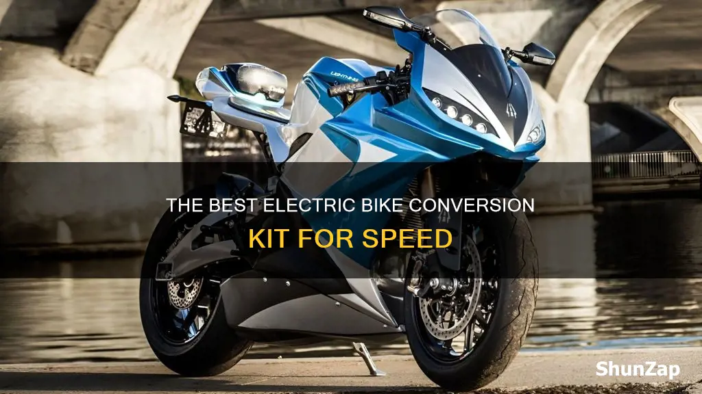 what is the fastest electric bike conversion kit