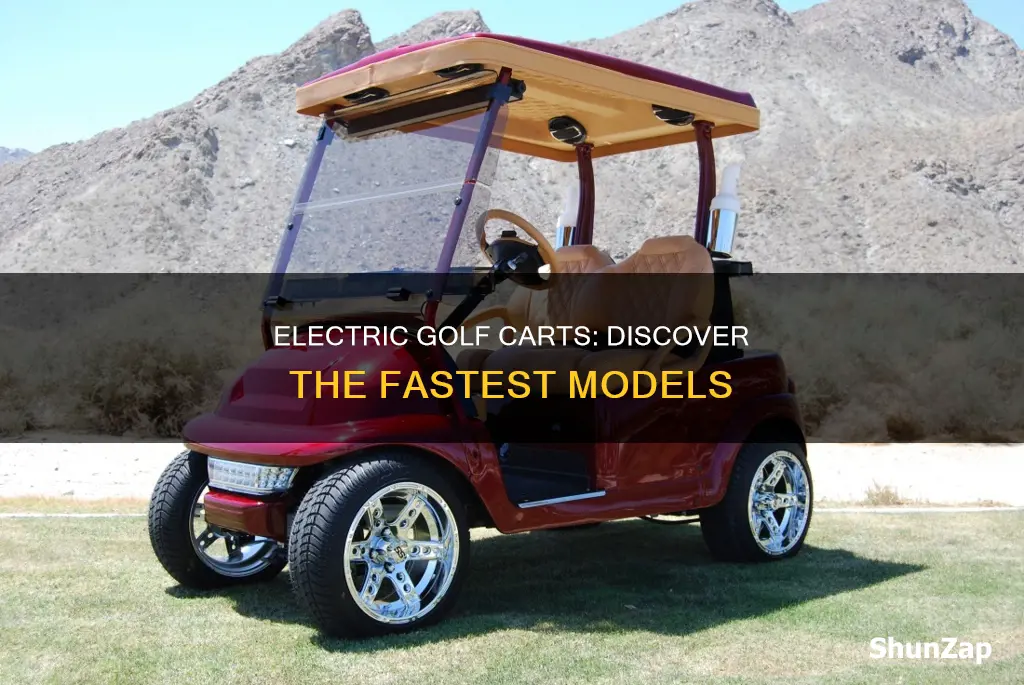 what is the fastest electric golf cart