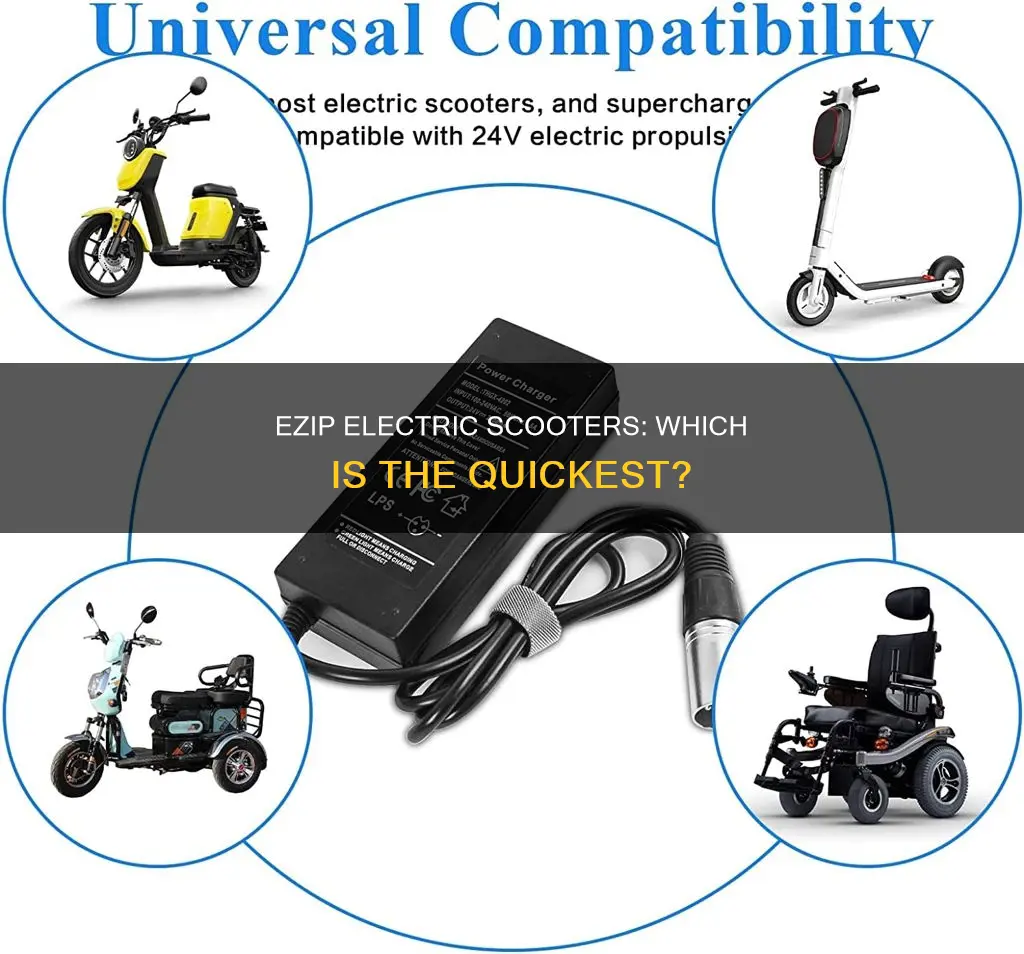 what is the fastest ezip electric scooter