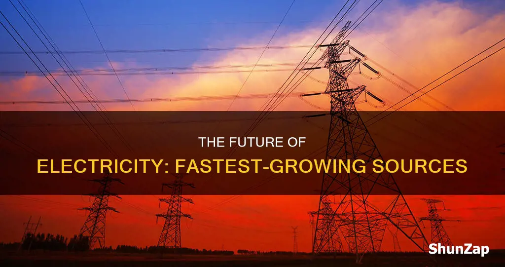 what is the fastest growing of electricity