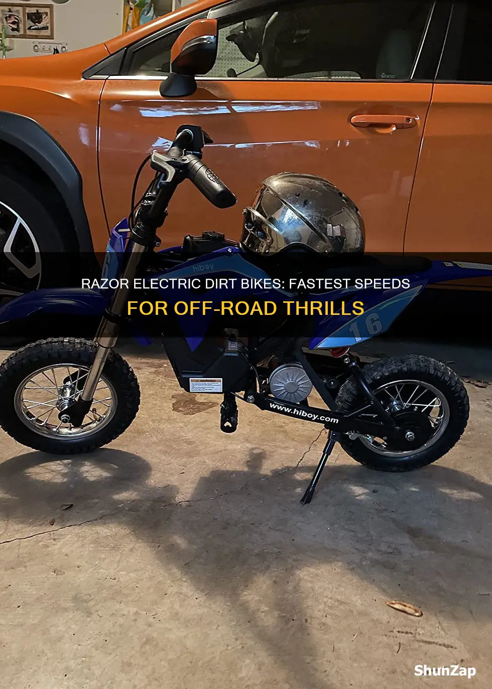 what is the fastest razor electric dirt bike